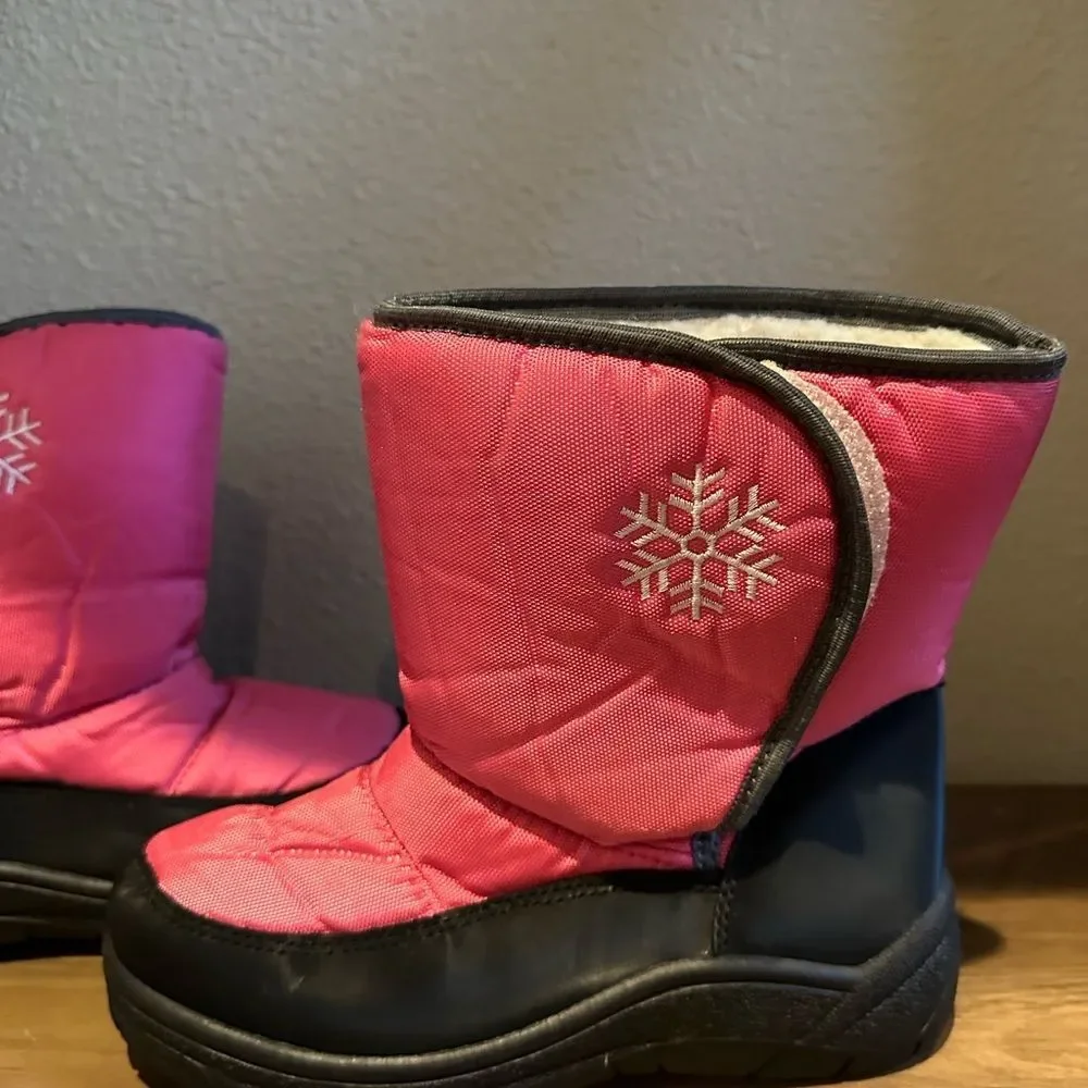 NWOT Big 5 Pink & Black Snow Toddler Girl Boot Size 3